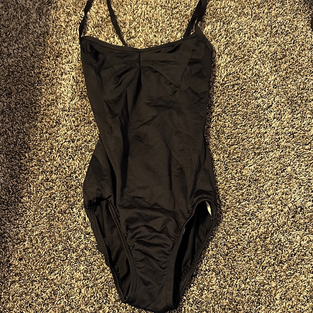 Black One-Piece Dance Leotard